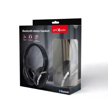 Ausinės Gembird BTHS-01-BK belaidės Bluetooth stereo su mikrofonu