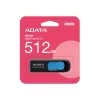 ADATA UV128 512 GB USB atmintukas, USB Type-A 3.2 Gen 1, juodas/mėlynas