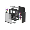 Korpusas DeepCool CC560 ARGB V2 Midi Tower Black — ATX/Micro‑ATX/Mini‑ITX, grūdintas stiklas, aRGB, palaiko iki 370 mm GPU