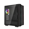 Korpusas DeepCool CC560 ARGB V2 Midi Tower Black — ATX/Micro‑ATX/Mini‑ITX, grūdintas stiklas, aRGB, palaiko iki 370 mm GPU