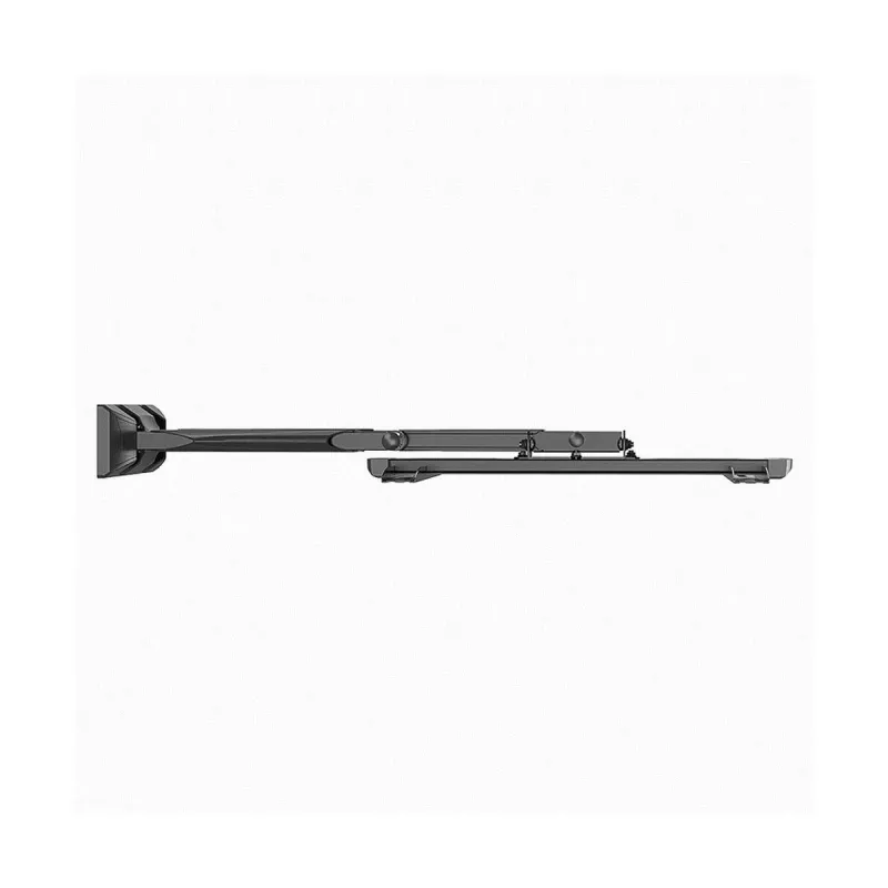Gembird WM-55ST-02 sieninis laikiklis 32–55 colių ekranams, VESA 100x100–400x400, pakreipimas -5°–8°, atstumas nuo sienos 6,5–61 cm, 30 kg, juodas