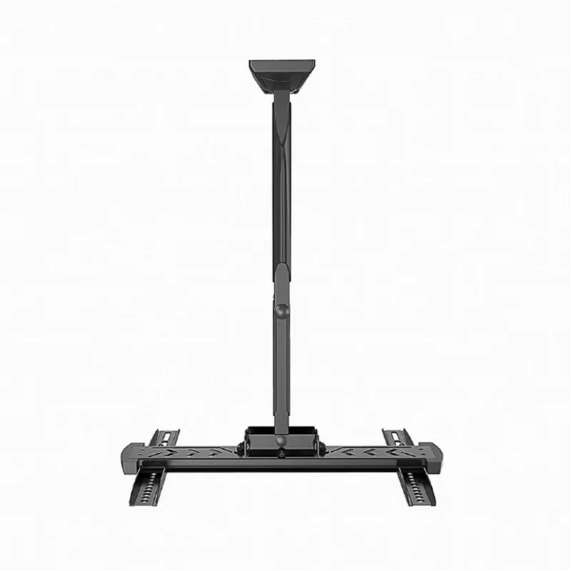Gembird WM-55ST-02 sieninis laikiklis 32–55 colių ekranams, VESA 100x100–400x400, pakreipimas -5°–8°, atstumas nuo sienos 6,5–61 cm, 30 kg, juodas