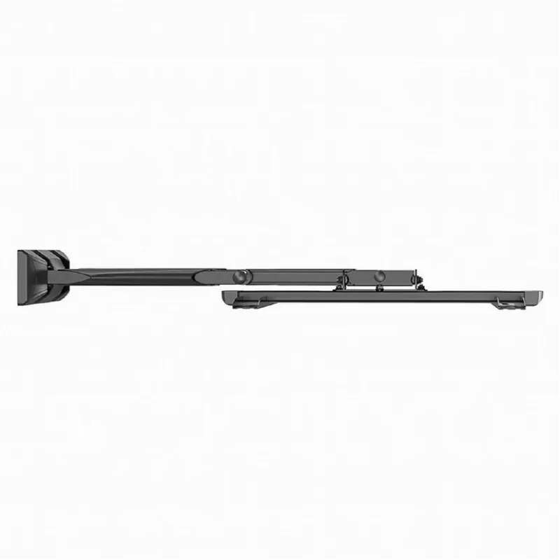 Gembird WM-55ST-02 sieninis laikiklis 32–55 colių ekranams, VESA 100x100–400x400, pakreipimas -5°–8°, atstumas nuo sienos 6,5–61 cm, 30 kg, juodas