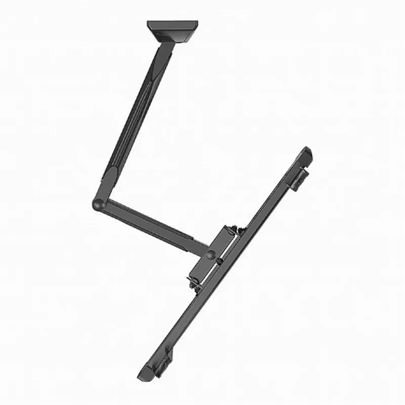 Gembird WM-55ST-02 sieninis laikiklis 32–55 colių ekranams, VESA 100x100–400x400, pakreipimas -5°–8°, atstumas nuo sienos 6,5–61 cm, 30 kg, juodas