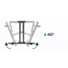 Gembird WM-58ST-01 plieninis TV laikiklis 58 colių, 36,4 kg