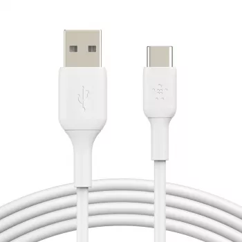 USB laidas Belkin BoostCharge CAB001BT1MWH 1 m USB A – USB C baltas