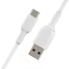 USB laidas Belkin BoostCharge CAB001BT1MWH 1 m USB A – USB C baltas