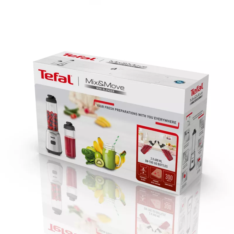 Stalo blenderis Tefal Mix&Move BL15FD 0,6 L 300 W Nerūdijantis plienas