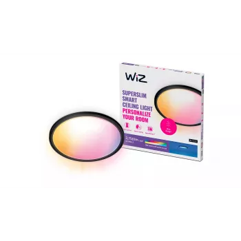 Intelektualus lubinis šviestuvas wizarding world Superslim Ceiling 32 W, juodas, 545×545×38 mm, 220–240 V