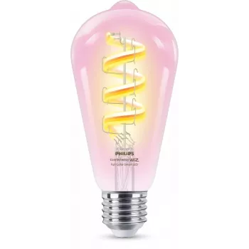 Philips Filament Clear 40 W ST64 E27 protinga lemputė, Wi-Fi/Bluetooth, skaidri, LED, E27