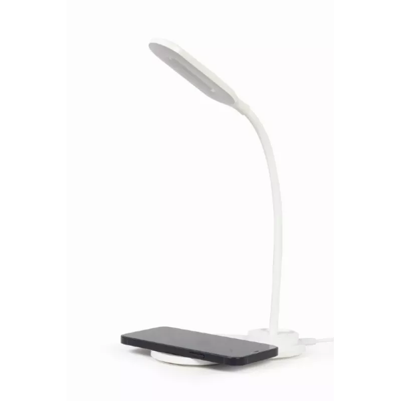 GEMBIRD TA-WPC10-LED-01-W Stalo lempa su belaidžiu įkrovikliu, balta