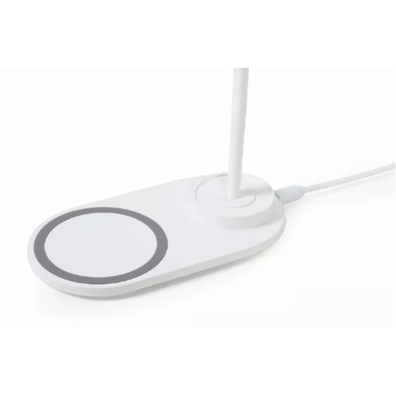 GEMBIRD TA-WPC10-LED-01-W Stalo lempa su belaidžiu įkrovikliu, balta