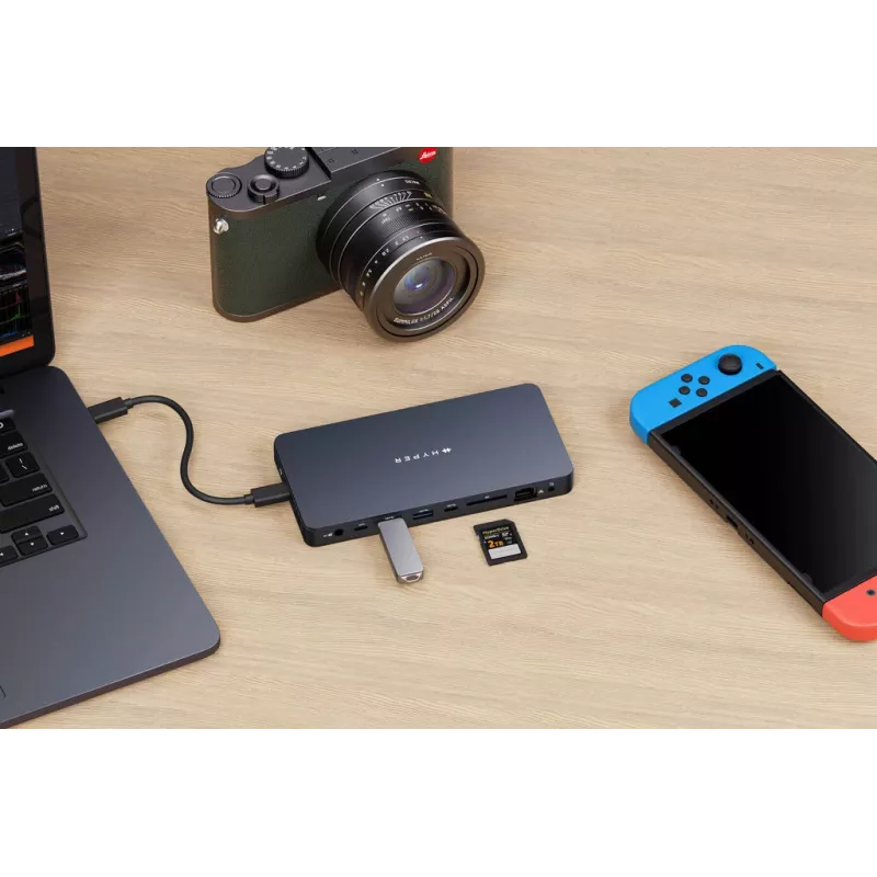 Targus HyperDrive Next laidinis USB 3.2 Gen 2 (3.1 Gen 2) Type-C mėlynas