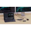 Targus HyperDrive Next laidinis USB 3.2 Gen 2 (3.1 Gen 2) Type-C mėlynas