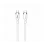 TARGUS Hyper 2m Silikoninis 240W USB-C įkrovimo laidas – Baltas