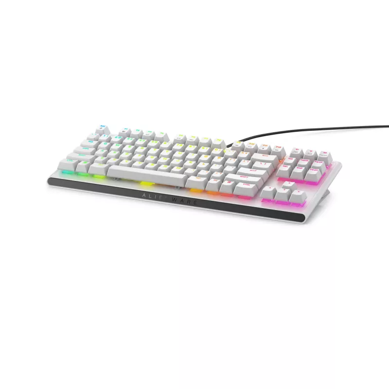 Alienware AW420K klaviatūra žaidimams USB QWERTY US International balta