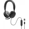 DELL Pro Plus Wired ANC Headset - WH5024, Laidinės, Skambučiai/Muzika, 20 - 20000 Hz, 189 g, Ausinės, Juoda