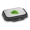Virtuvinės svarstyklės Caso KitchenDuo 03291 – skaitmeninės, nerūdijantis plienas ir juoda, LED ekranas, 5 kg talpa, taros funkcija