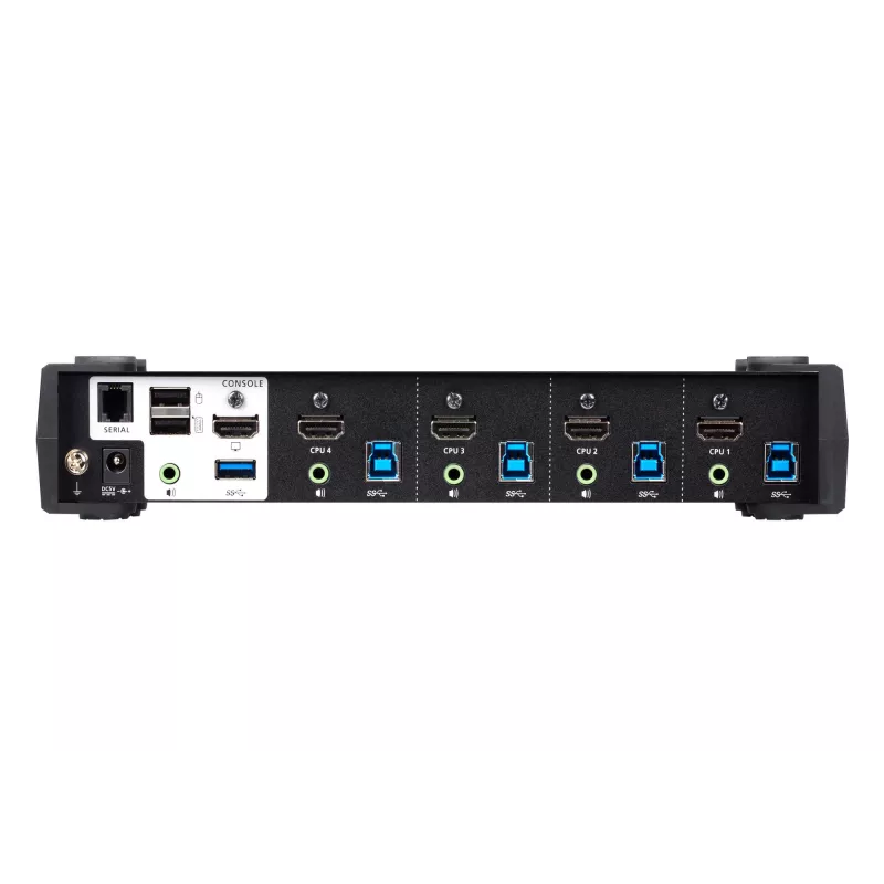 ATEN 4 prievadų USB 3.0 4K HDMI KVMP™ jungiklis su garso maišymo režimu CS1824