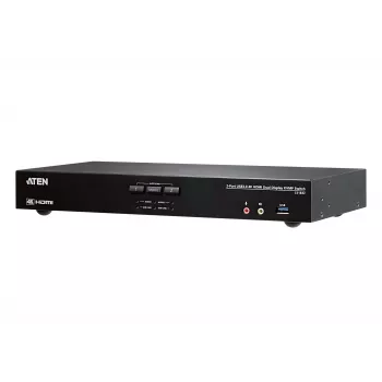 ATEN CS1842 2 prievadų USB 3.0 4K HDMI dviejų monitorių KVMP jungiklis