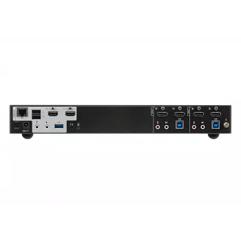 ATEN CS1842 2 prievadų USB 3.0 4K HDMI dviejų monitorių KVMP jungiklis
