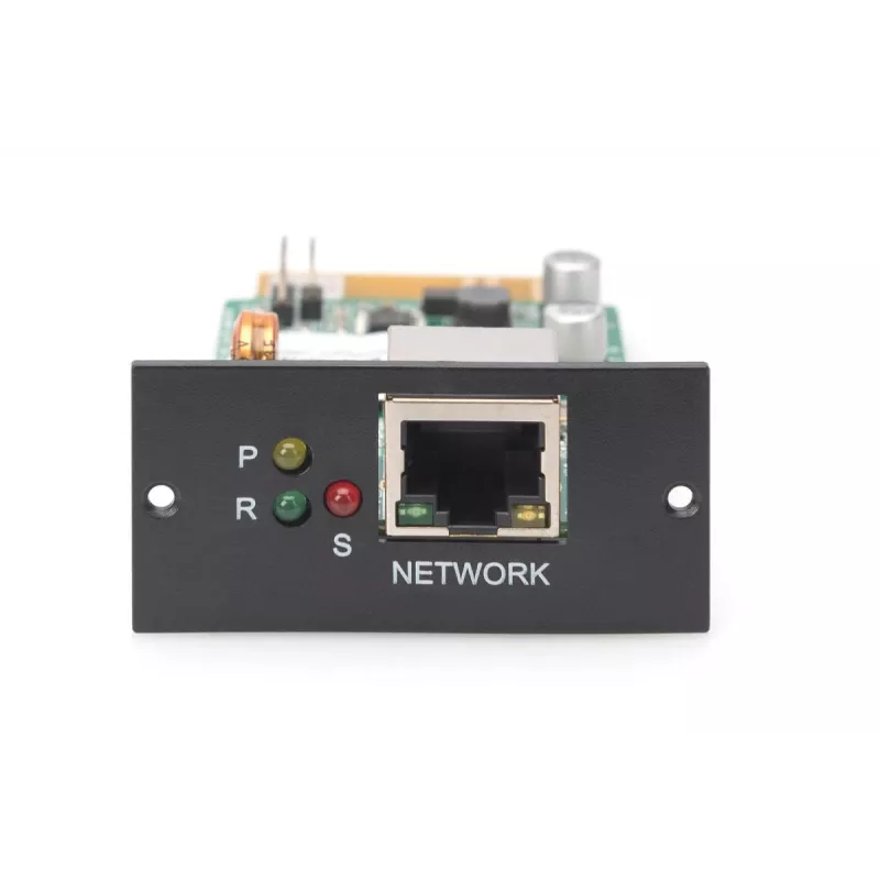 DIGITUS SNMP kortelė V2.0, skirta DIGITUS OnLine UPS stovo montavimo DN-170xxx serijai
