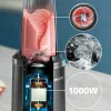 Philips 5000 serijos HR2766/00 stalinis blenderis — 1000 W, 0,7 L dubuo, 0,3 L smulkintuvas, juodas/nerūdijantis plienas