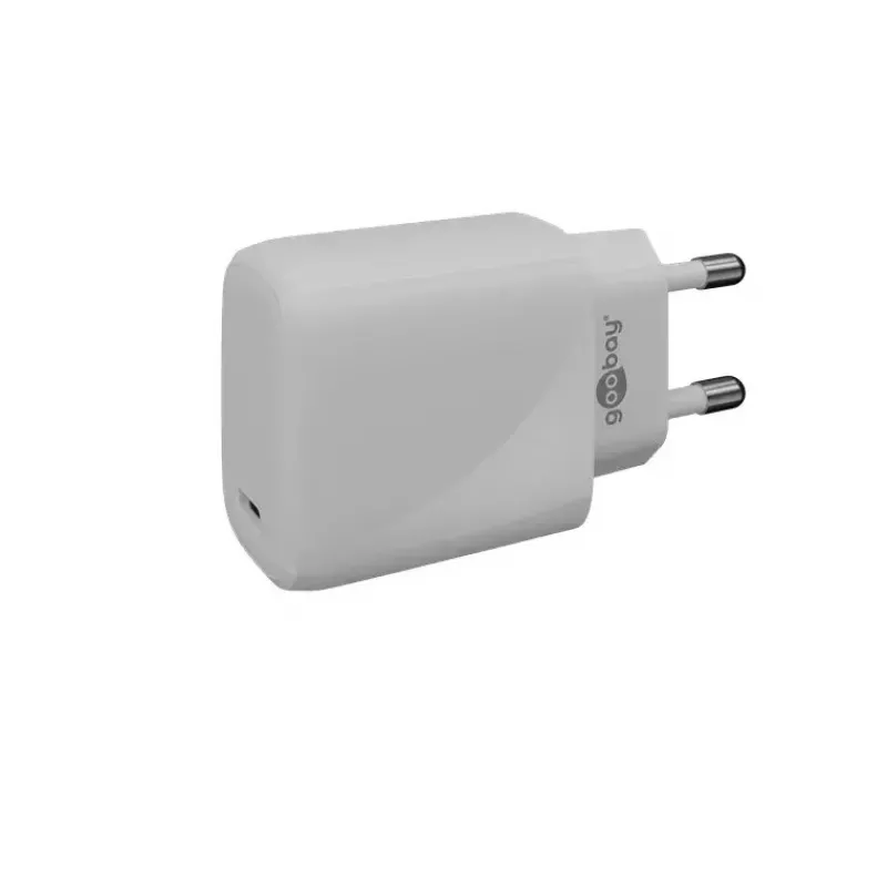 Goobay 65406 AC įkroviklis USB Type-C 5V ausinėms, išmaniesiems telefonams, nešiojamiesiems kompiuteriams