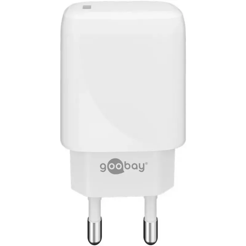 Goobay 65406 AC įkroviklis USB Type-C 5V ausinėms, išmaniesiems telefonams, nešiojamiesiems kompiuteriams