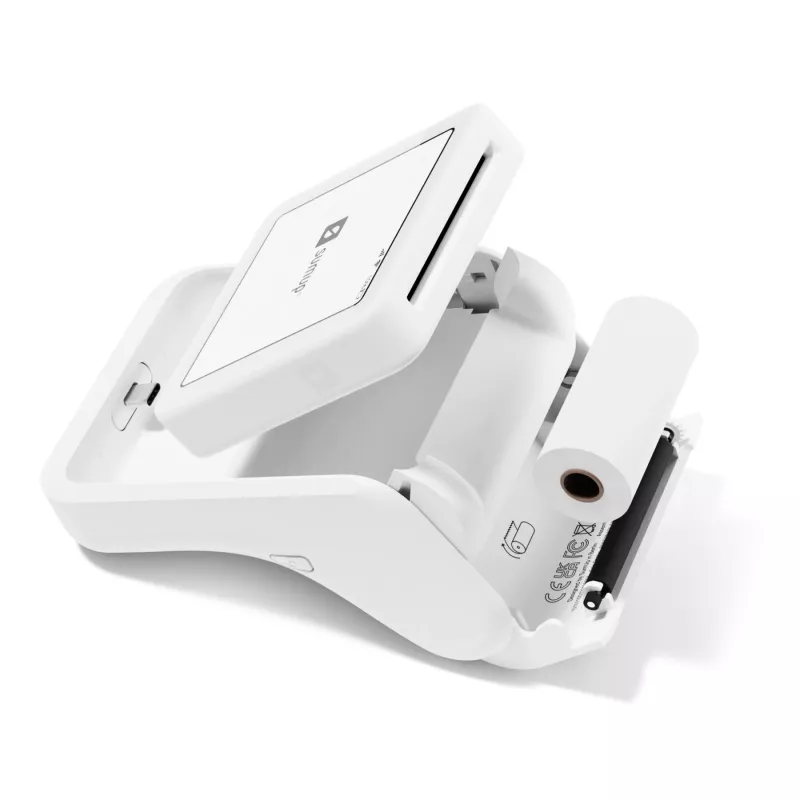 SumUp Solo Printer – belaidis kortelių skaitytuvas su spausdintuvu, Wi-Fi, balta