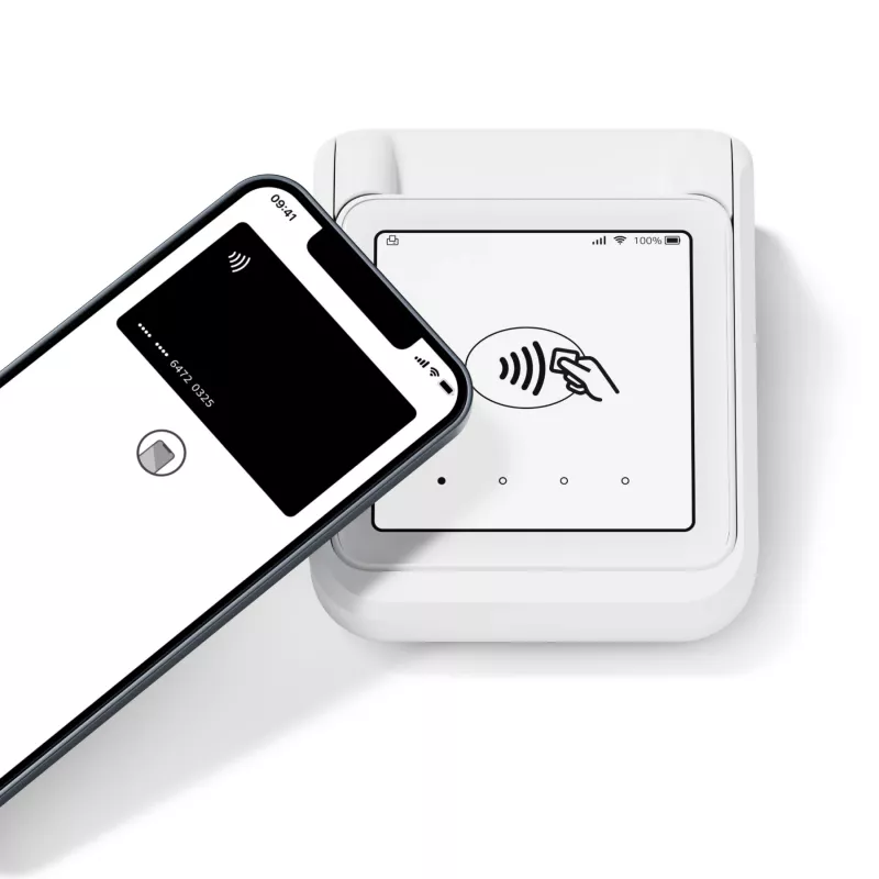 SumUp Solo Printer – belaidis kortelių skaitytuvas su spausdintuvu, Wi-Fi, balta