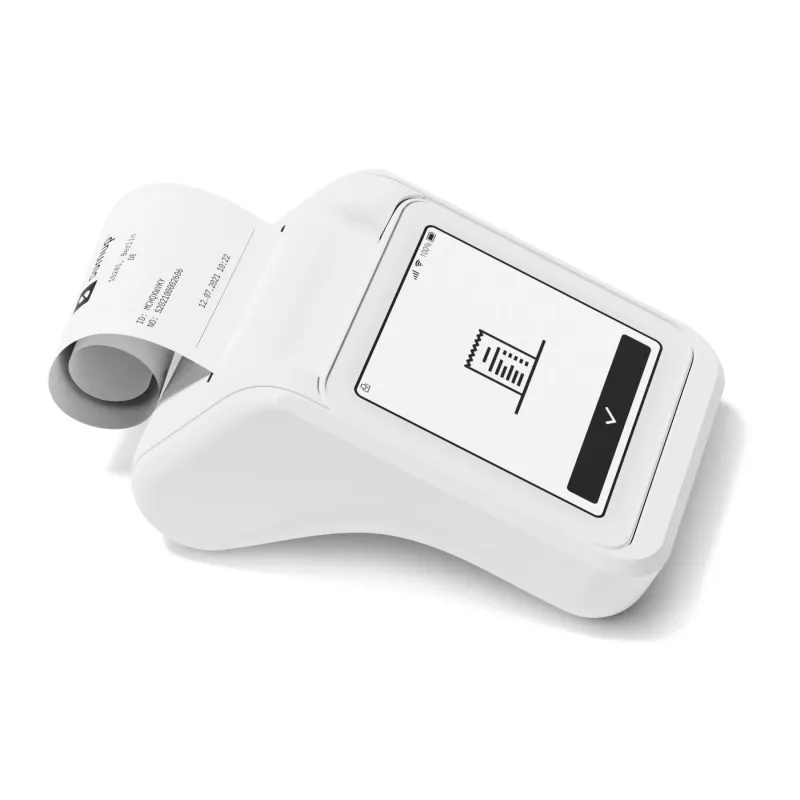 SumUp Solo Printer – belaidis kortelių skaitytuvas su spausdintuvu, Wi-Fi, balta