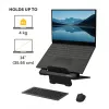 Fellowes Breyta reguliuojamas nešiojamojo kompiuterio stovas, iki 14 colių, 4 kg, juodas