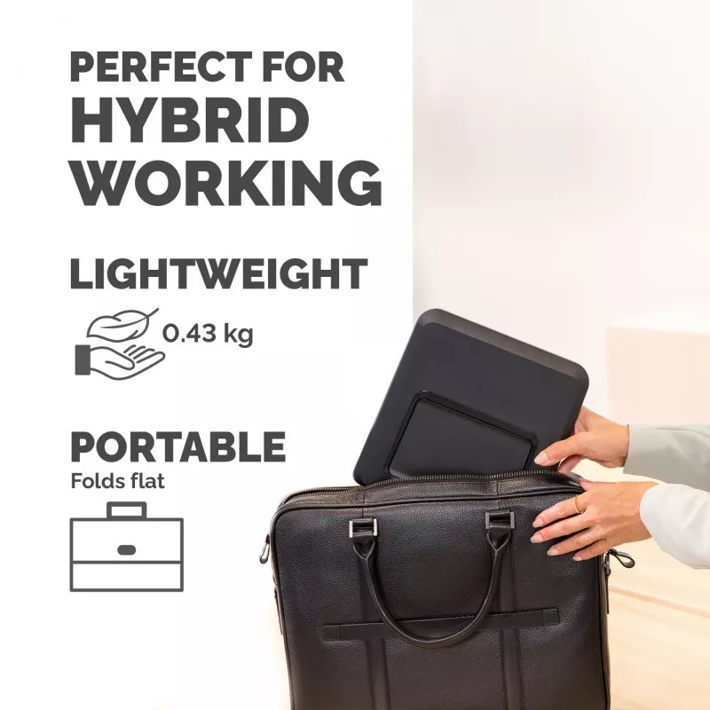 Fellowes Breyta reguliuojamas nešiojamojo kompiuterio stovas, iki 14 colių, 4 kg, juodas