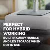 Fellowes Breyta monitoro stovas su 3 aukščio reguliavimais, kabelių valdymu, ergonomiškas, iki 15 kg, baltas