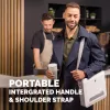 Fellowes Breyta nešiojimo dėklas su integruotu stovu, užrakinamas, iki 14 colių/4 kg, baltas