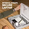 Fellowes Breyta nešiojimo dėklas su integruotu stovu, užrakinamas, iki 14 colių/4 kg, baltas