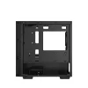 Korpusas DeepCool CH360 DIGITAL Micro Tower, grūdintas stiklas, microATX/Mini-ITX, priekyje 2x140mm, įmontuotas ekranas, USB-C