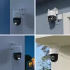 IP stebėjimo kamera Reolink TrackMix W760 4K, 8 MP, 3840×2160, Wi‑Fi & Ethernet, PTZ (355° pan, 90° tilt), 30 m naktinis matymas, IP65