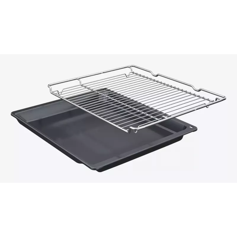 Įmontuojama orkaitė Bosch Serie 8 HBG7721B1 – elektrinė 71 l, pirolizė, jutiklinis valdymas, Wi‑Fi, halogeninė lempa, juoda