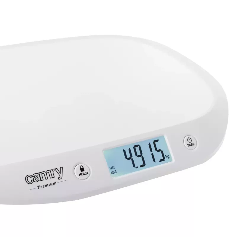 Svarstyklės kūdikiams Camry CR 8185, maksimalus svoris 20 kg, balta