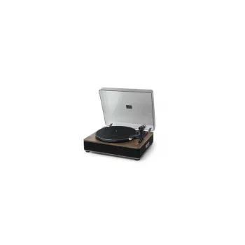 Muse MT-107 BTO patefonas su stereo sistema ir Bluetooth išvestimi, 2x5 W, 33/45 aps./min., Audio-Technica adata, juodas/rudas