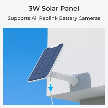 IP stebėjimo kamera Reolink Argus Series B430 — 5 MP, belaidė, baterija/saulės 6000 mAh, kupolinė, vidui/lauke, PIR, 355° pasukimas, 140° pakreipimas