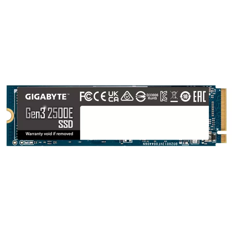 GIGABYTE Gen3 2500E 500GB M.2 PCIe 3.0 NVMe SSD diskas