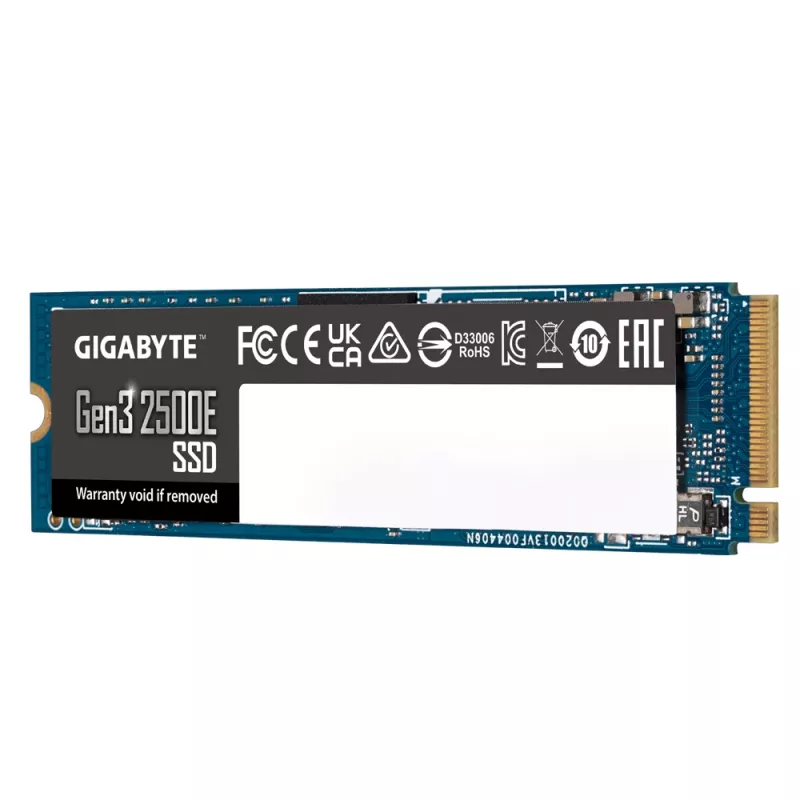 GIGABYTE Gen3 2500E 500GB M.2 PCIe 3.0 NVMe SSD diskas