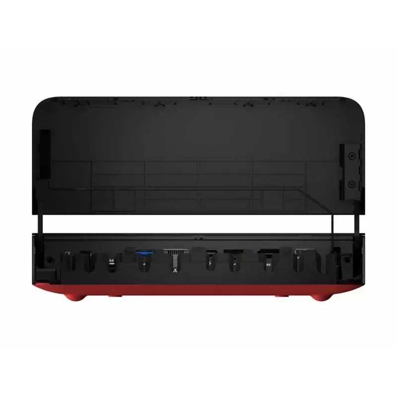 Konferencinis valdiklis Lenovo ThinkSmart 12QL0004MT, skirtas Zoom, kompaktiškas juodas blokas susitikimų valdymui