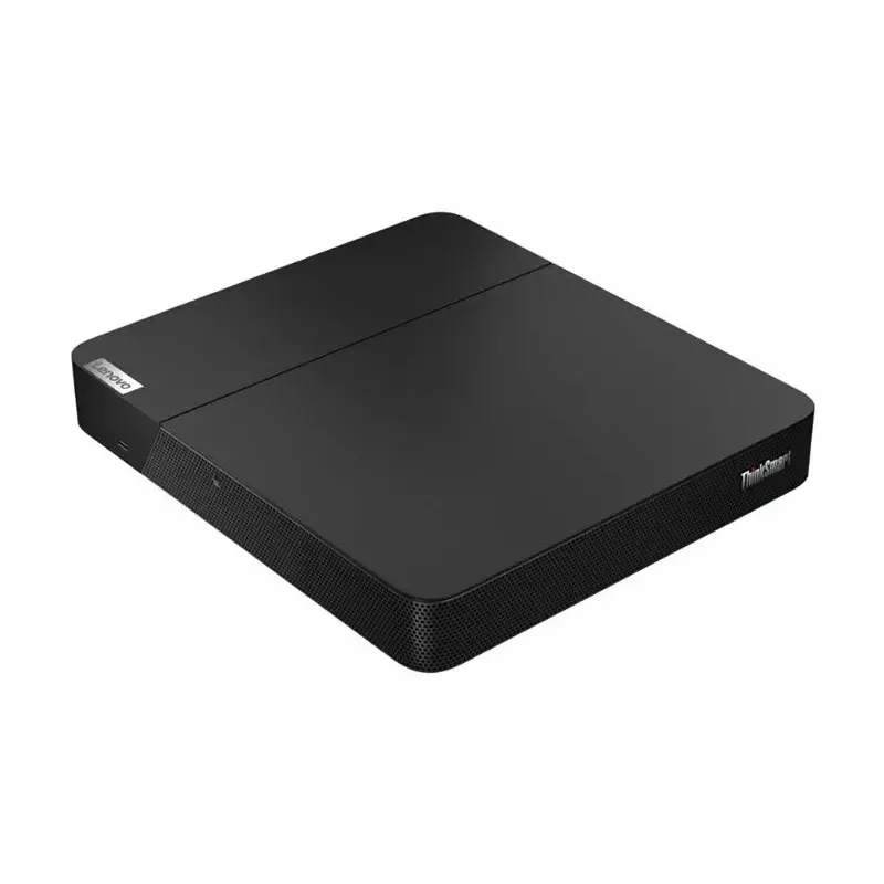 Konferencinis valdiklis Lenovo ThinkSmart 12QL0004MT, skirtas Zoom, kompaktiškas juodas blokas susitikimų valdymui