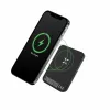 Nešiojamas Power Bank FIXED MagZen 6000 mAh — juodas, USB išvestis išmaniesiems telefonams ir planšetėms