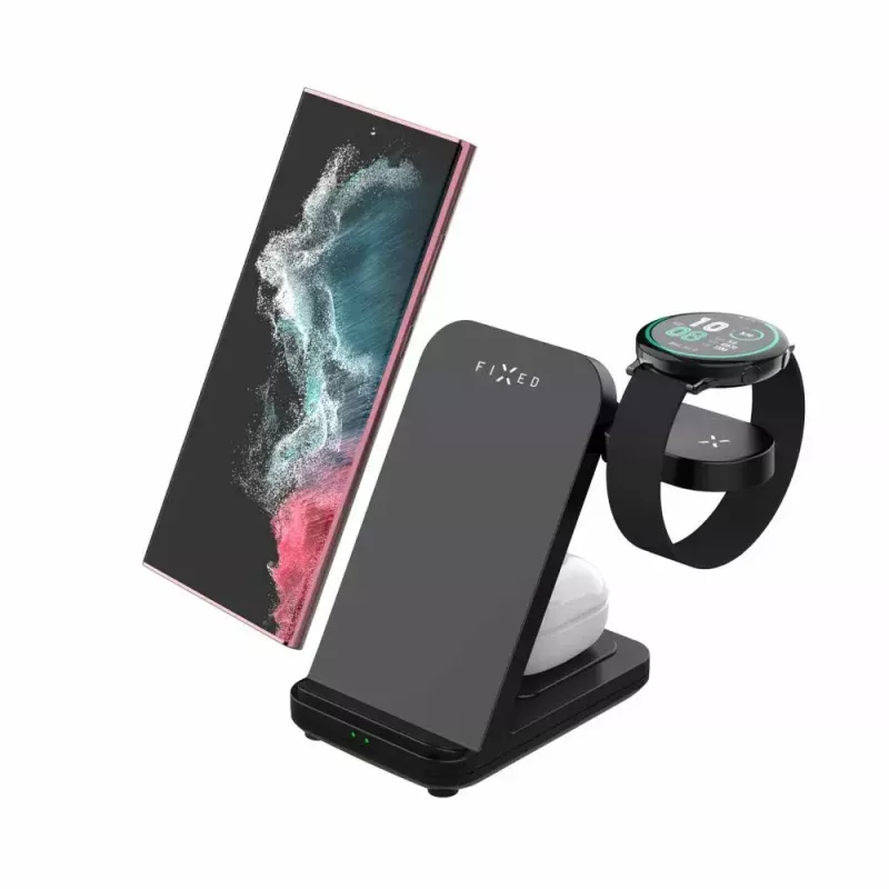 Nešiojamas powerbank FIXED Powerstation FIXPOS-SA-BK 10000 mAh, juodas