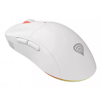 GENESIS Zircon XIII žaidimų pelė, ambidekstrinė, RF belaidė + USB Type-C, optinė, 26000 DPI